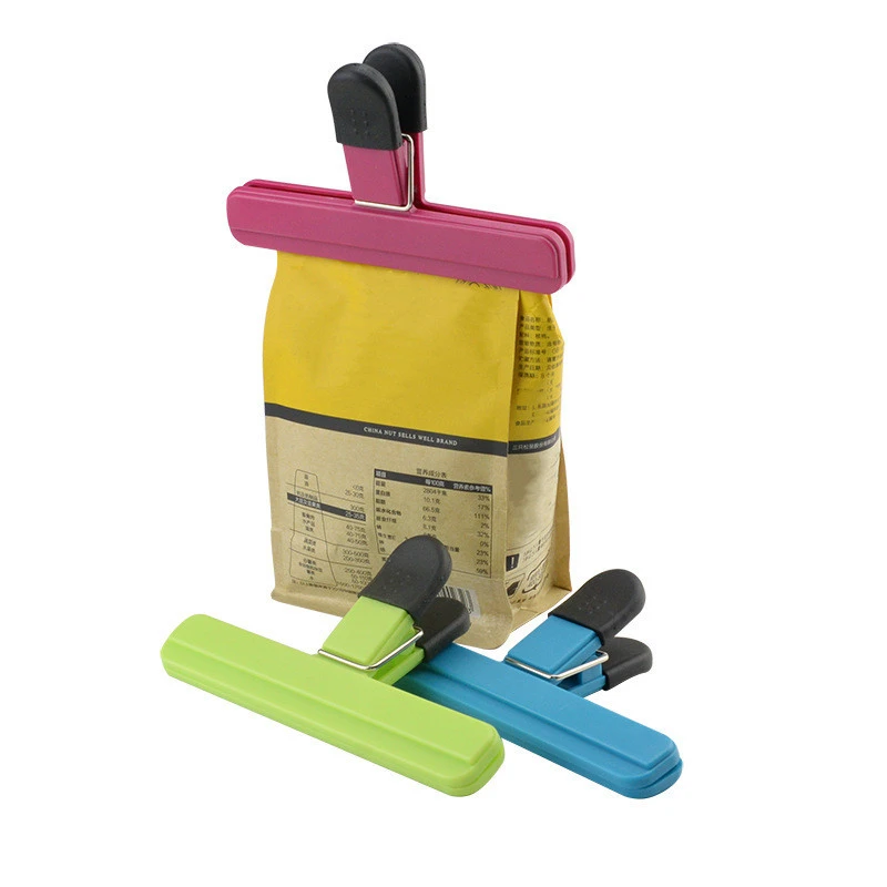 Chip Bag Clips Rubber Bag Clip with Airtight Seal, Kitchen Storage Clips For Organizing and Sealing Needs