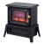 Import Climate Choice Mini Fireplace Heater, 10&quot; 500W Electric Antique Stove Fireplace Heater from China