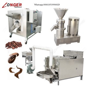 Coffee bean paste making product line coffee bean roasting machine