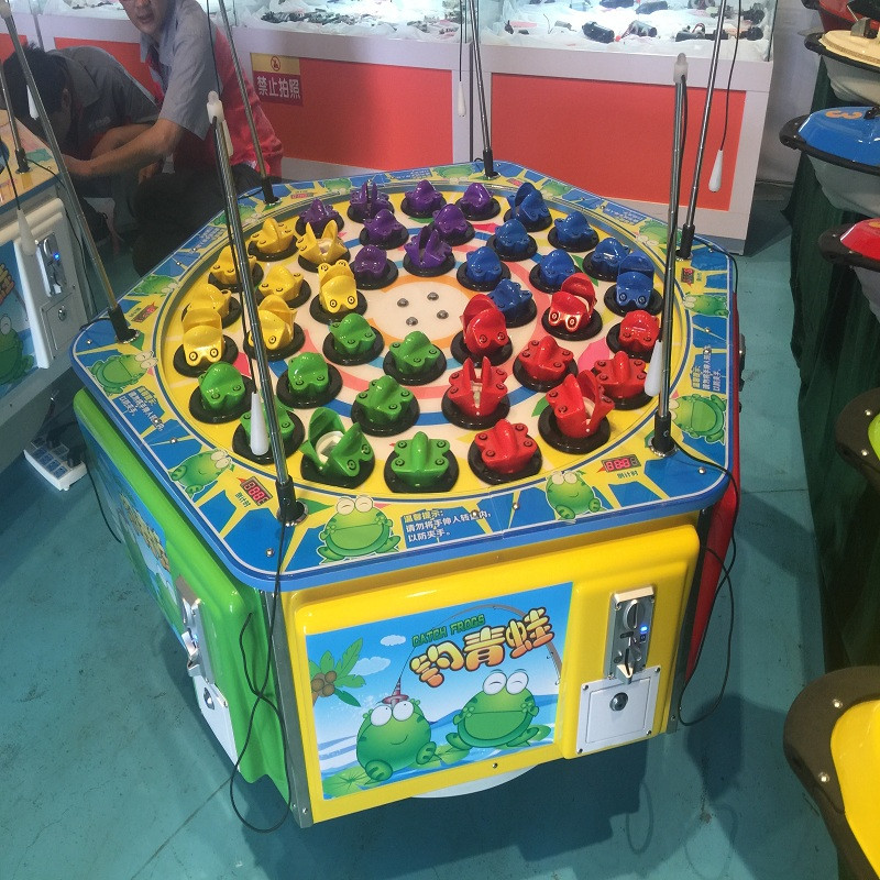 Buy Coin Operated Game Machine Arcade Catch Frogs Fishing Coin Pusher 1 ...