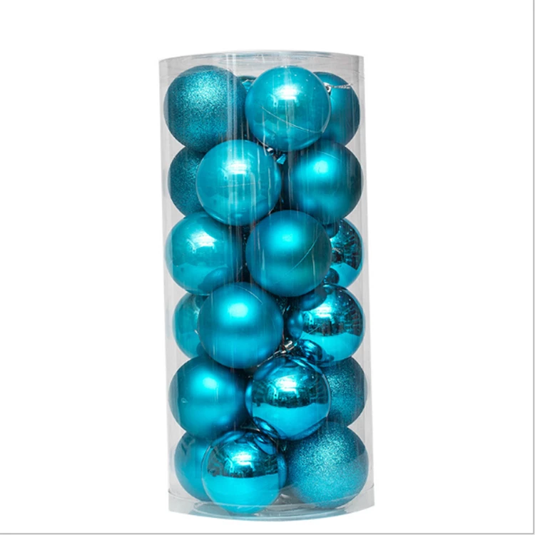 Colorful Shatterproof Tree Hanging Balls Plastic Decorations Ornaments Christmas Ball