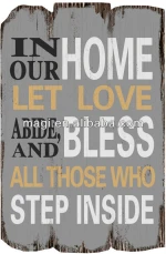 Colorful Words Wooden Signs Home Decor