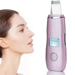 Comedones Extractor Exfoliator Facial Lifting Tool Face Spatula Cordless Ultrasonic Facial Skin Scrubber