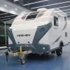 Comfortable 3.3m on road travelling mini camper trailers