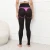 Import comfortable and breathable hip-lifting mesh sports pants stitching yoga pants womens  fitness yoga leggings from China