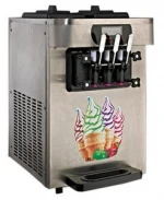 Commercial 2 +1 mixed soft ice cream machine