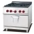 Import Commercial Gas Cooking 8 Stoves /Stainless Steel Gas 8 burners with two gas Oven from China
