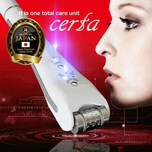 Compact rechargeable radio wave face lift device as beauty products made in Japan