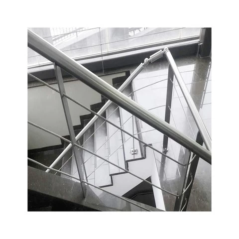 Competitive price indoor home staircase design stainless steel stair banisters handrail railing