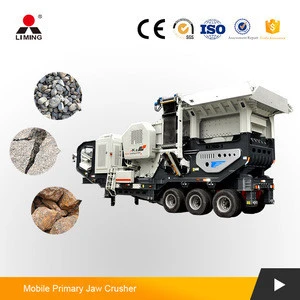 Complete set of Quarry Stone Crushing Machines diesel mobile stone crusher mobile jaw crusher price