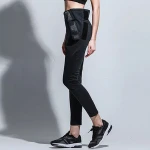Compression gym tights unique fitness yoga jogging pants women wearing tight nylon running wear