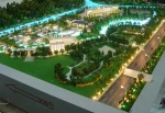 construction & real estate model for resort with led,scale model kit