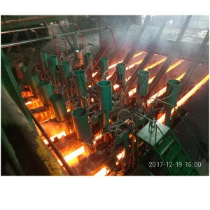 Continuous casting machine steel rebar making machine rolling mill production line