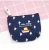 Import Creative cloth art canvas purse key South Korea stationery happy family package horizontal square zero wallet from China