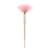 Import Crystal Pink Make Up Brush Vegan Synthetic Beauty Brushes Makeup Facial Fan Brushes from China