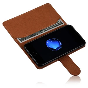 CTUNES Premium Vintage Wallet Magnetic Slim Back Card Holder Slot for iphone 7 plus flip leather case