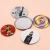 Import Custom Cheap Promotional CMYK Logo Printing Tin Badge Small Pocket Mini Metal Mirror from China