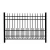 Import Custom Galvanized Gates And Prefabricated Corten Stainless Steel Grills Fencing Fence Design from China
