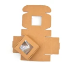 Custom High Quality Craft Paper Box With Windows Display Boxes