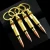 Import Custom logo fashion charm pendant gold tone metal bottle opener bullet keychain from China