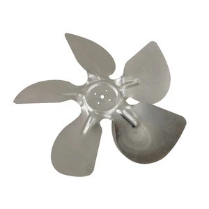 Custom metal stamping parts 200 mm fan spare parts aluminum fan blade for Air cooling