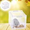 Custom Mouse /Rabbit House Transparent Acrylic Small Animal Hamster Cage