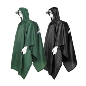 Custom Print Tactical Waterproof Men Rain Coat Rain Poncho