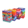 Custom retail bulk paper bags design cheap shopping paper packaging child gift paper bag