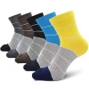 Custom Size Indoor Activity Anti-Slip Stripe 5 Toe Socks