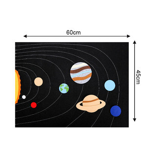 Buy Custom The Solar System Educational Toy Felt Funny Baby Soft ...