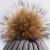 Import Custom Womens Rib Beanie with Faux Fur Bobble from China