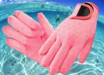 Customizable Pink 1.5mm Neoprene Protective Gloves For Scuba Diving Snorkeling Surfing Swimming