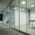 Import customization modern design aluminium frame office glass wall partitions from China