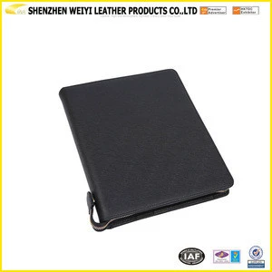 Customized Document Zipper Folder With A4 Rings Binder Portable Carrying File Bag