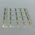 Import Customized Electroformed Anodized Nickel Gold Color Adhesive Meta Label Logo Sticker from China