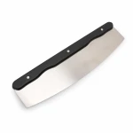 Customized Pizza Peel Metal Perforated Extra Large Foldable Handle with  Round Cordierite Pizza Stone Pizza  Wood Handle Knife