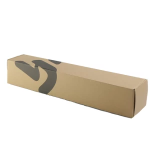 customized rectangular kraft flower packaging eco friendly corrugated flower paper boxes