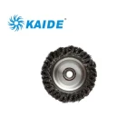 Customized Steel Wire Wheel Knotted Cup Brush Rotary Steel Wire Brush For Angle Grinder