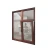Import Customized top hung window design double glazed bathroom ventilation window used in residential from China