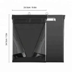 Customized Transparent Plastic A4 Letter Size Outdoor Waterproof Portrait Clipboard with Premium PVC Cover