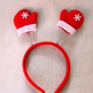 Cute Cheap Santa Claus Reindeer Headband Reindeer Antler Hair Accessories