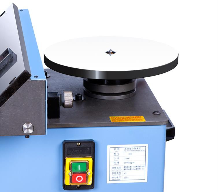 Buy Cutting And Curve Chamfering Machine Double Head Door Hinge ...