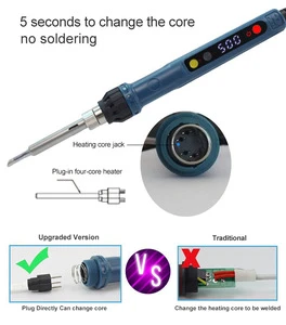 CXG-K110 Digital Display Lead Free soldering iron Durable Pencil Soldering Iron Tin Welding Electric Circuit Board Soldering