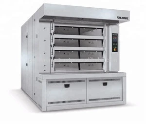 Cyclothermic Deck oven with Gas- 10 m2, Completely stainless steel, Stone Based Deck Oven for baking bread
