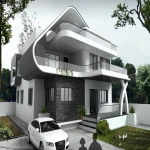 Daquan speical design 150m2 with two floors and 3 bedrooms ,3 toilets   Customized Steel Structure Frame Modern Prefab Houses