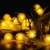 Import DC24V plug in 30LED Hairy Ball 8 mode LED lamp string for holiday decoration from China