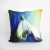 Import Decorative square printed cushion cover velvet pillow cases with colorful piping from China