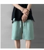 Designer Men Blank Sweat Shorts Pants Street Wear 95% Cotton 5% Spandex Mens Summer Sweat Knee Length Jogger Shorts With Pocket