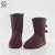 Import Designer Winter Boots Ankle Boot Leather Toddler Girl Winter Fur Boots with Bows from China
