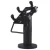 Import Desktop black plastic metal pos terminal holder swivel monitor/tv stand for verifone credit card machine from China